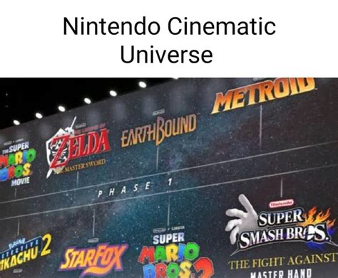 Nintendo Cinematic Universe As I Super The Fight Against Hand Ifunny