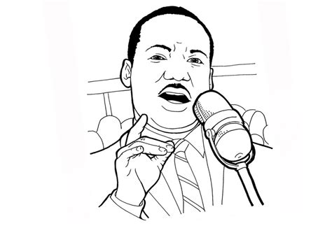 At the massive march on washington, more than 200,000 americans of all colors … Martin Luther King Coloring Pages - Free Printable ...