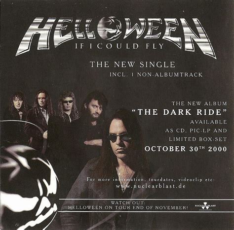Cries From The Quiet World Helloween If I Could Fly Single And Video