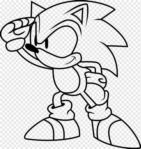 Sonic Hedgehog Clip Art Black And White Sexiz Pix