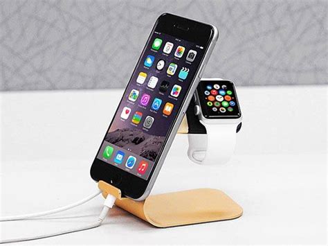 The 2 In 1 Aluminum Charging Station Designed For Iphone And Apple Watch Gadgetsin