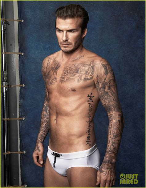 David Beckham S Hot Shirtless Body Is On Display For New Handm Bodywear Swimwear Collection