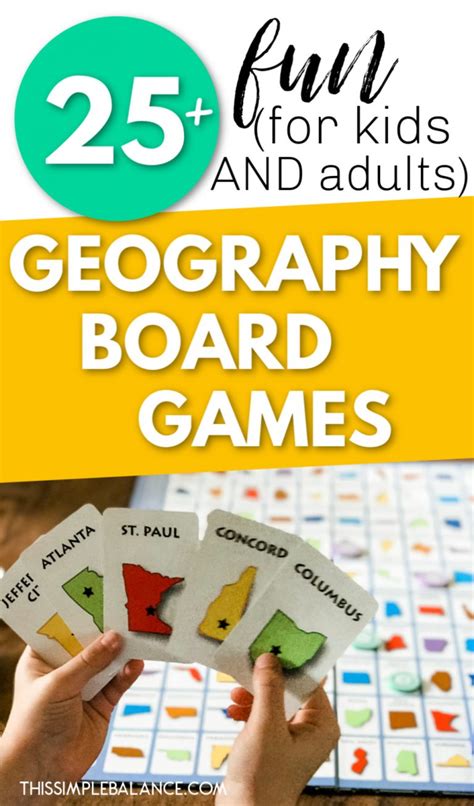 25 Geography Board Games And Geography Card Games This Simple Balance