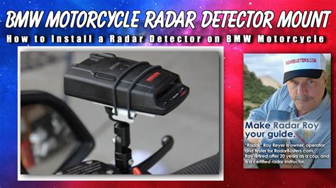 Considering purchasing a radar detector for your motorcycle? BMW Motorcycle Radar Detector Mirror Mount - Techmount ...