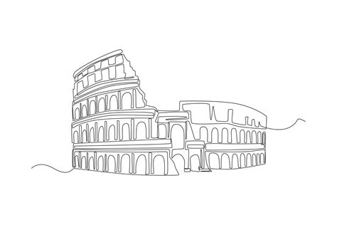 Colosseum Drawing Plan