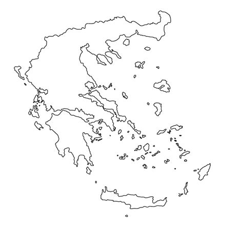 Mapa de Grecia Político Físico Para Imprimir