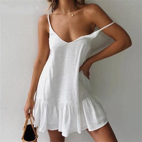 light ruffle spaghetti strap sun dress lepastell this beautiful cotton summer dress is