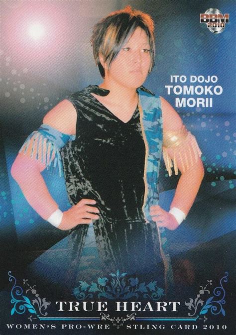 2010 Bbm True Heart Japanese Womens Pro Wrestling Tomoko Morii No60