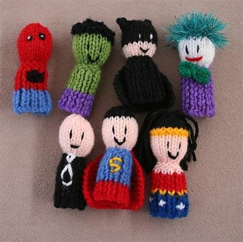 12 Knitted Finger Puppet Patterns