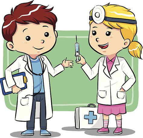 Kid Play Doctor Illustrations Royalty Free Vector Graphics And Clip Art