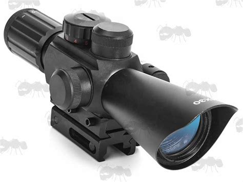 AnTac 4x30 Compact Rifle Scope With Illuminated Reticle