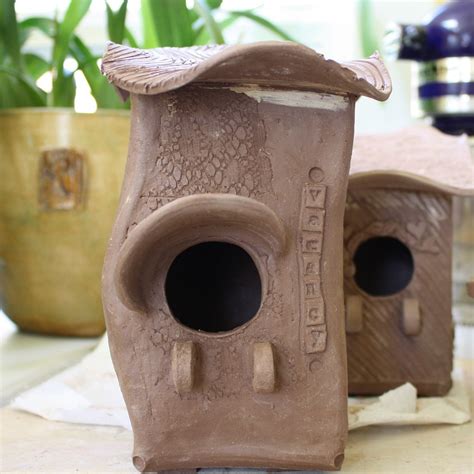 Flickr Ceramic Birdhouse Pottery Houses Ceramic Birds