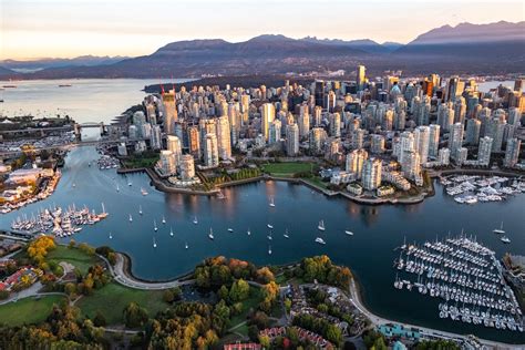 Aerial View Of Vancouver Canadian Cycling Magazine