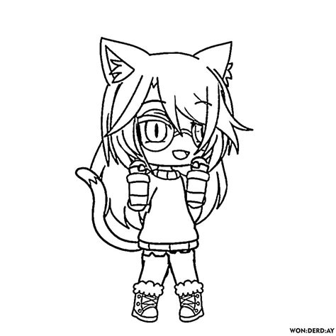 Coloring Pages Gacha Life Print For Free Wonder Day — Coloring Pages