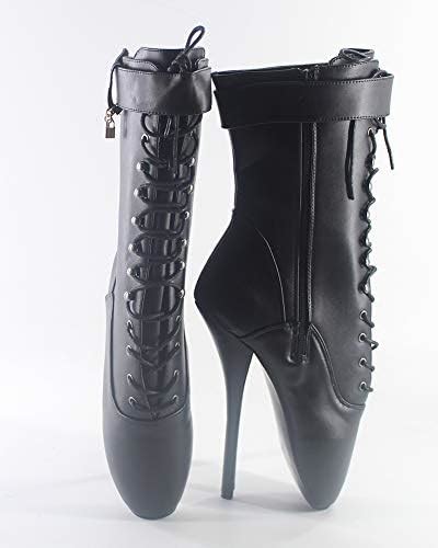wonderheel womens fetish ballet boots ankle and bootie