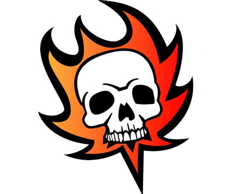A lot of free fire players. skull fire flame skull sticker 444 - ProSportStickers.com