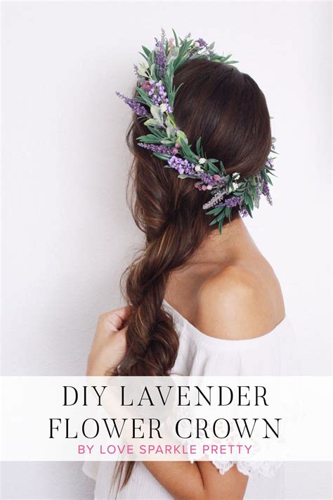 Diy Lavender Flower Crown How To Make A Floral Crown