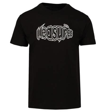 Pleasures T Shirt Black T Shirts From Brother2brother Uk