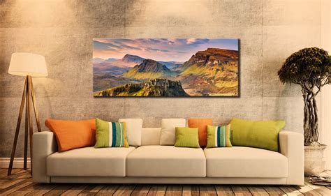 Trotternish Mountains Isle Of Skye Scotland Canvas Prints