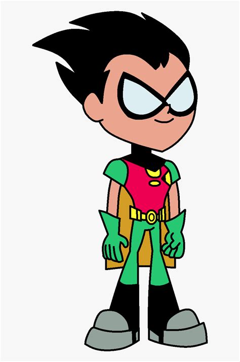 Robin Draw Robin From Teen Titans Go Free Transparent Clipart