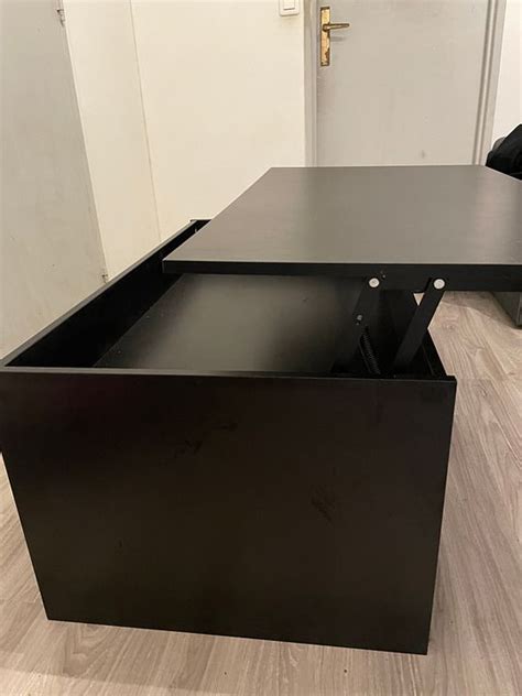 Table Basse Plateau Relevable Bois Noir Rueil Malmaison Tables Et