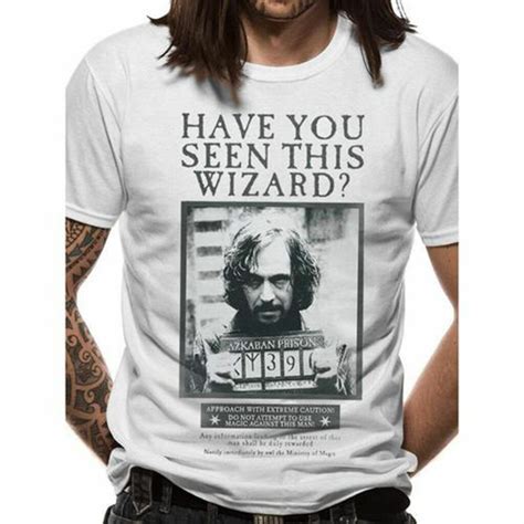 Harry Potter Sirius Black Wanted Have You Seen This Wizard T Shirt Geekvault