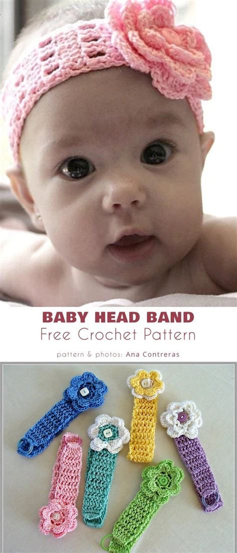 Baby Headband Free Crochet Patterns Baby Headbands Crochet Crochet