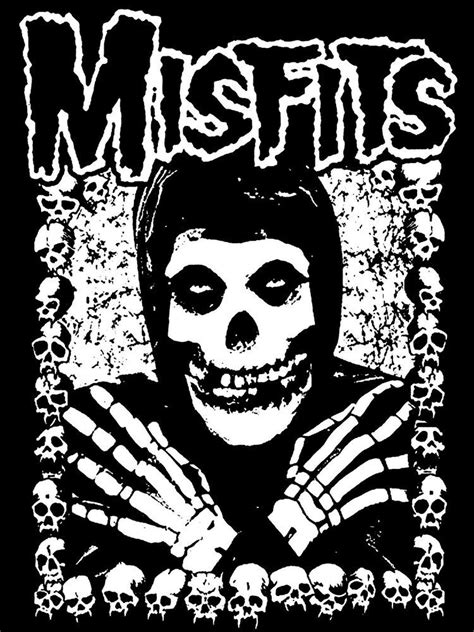 Misfits Crimson Ghost Horror Business Skull Frame Back Patch Fiend Club
