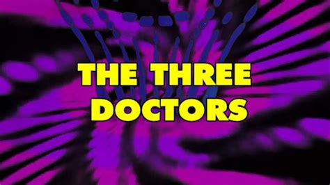Doctor Who The Three Doctors Titles Youtube