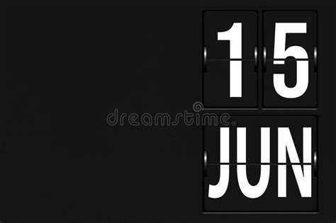 June 15th Day 15 Of Month Calendar Date Calendar In The Form Of A