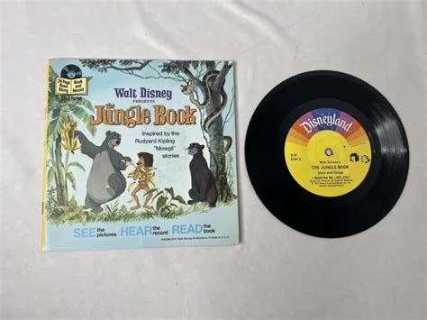 The Jungle Book Walt Disney See Hear Read Book And Record 1967 319