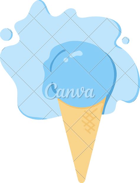 Blue Ice Cream Photos By Canva