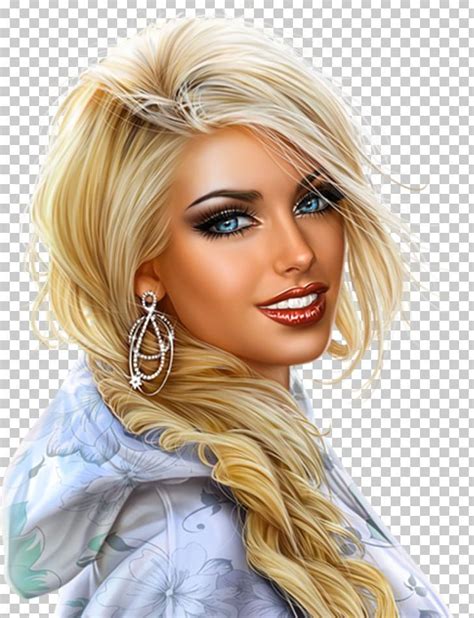 Pin Digital Art Girl Png 3d Computer Graphics Art Blond Brown Hair