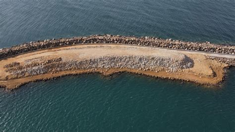 Enez Deniz Gümrük Kapısı liman inşaatı sürüyor TRT Haber Foto Galeri