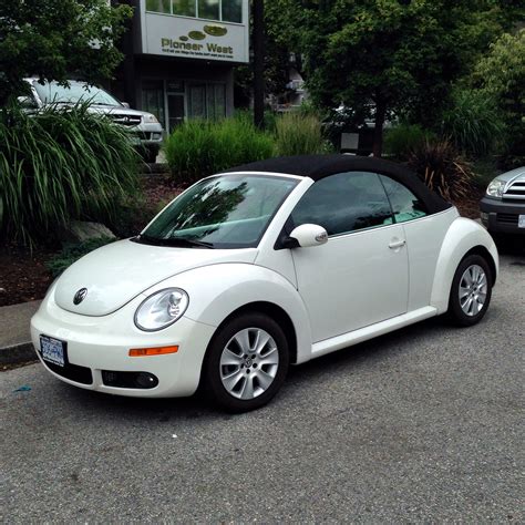 Nice Candy White Vw Beetle Convertible Spotted In North Vancouver Vw