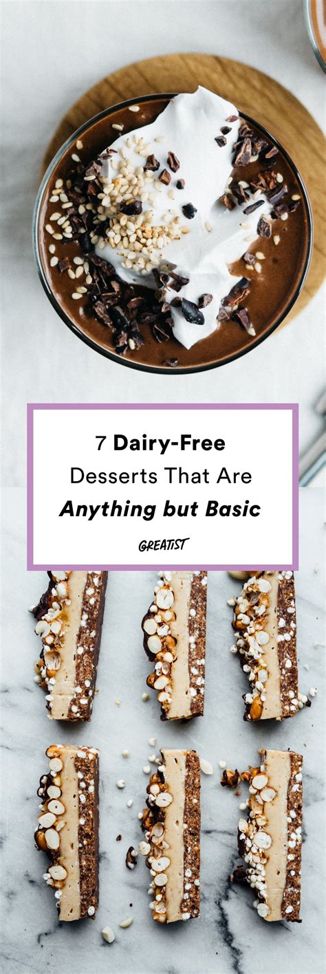 Irresistible diabetic friendly recipes that will satisfy your need for sweet while keeping blood sugar under control. 7 Dairy-Free Desserts Better Than Store-Bought Sweets | Dairy free, Small desserts, Desserts