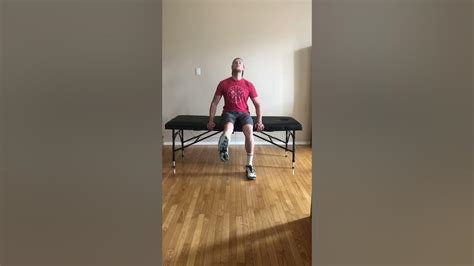Seated Sciatic Nerve Mobilization Wout And W Head Movement Youtube