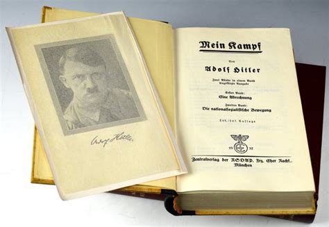 The first volume of mein kampf was written while the author was imprisoned in a bavarian fortress. Original 1937 Edition of Adolf Hitler's Mein Kampf With ...