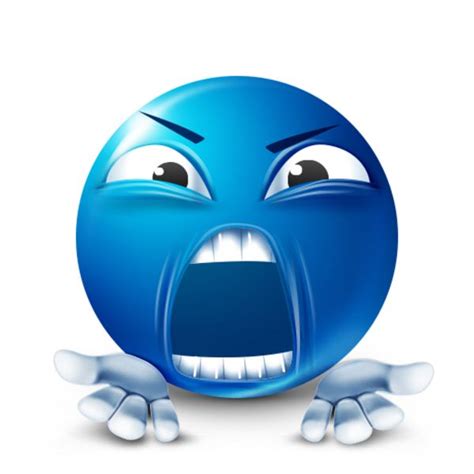 Bluemoji Arguing Blue Smiley Blue Emoji In 2023 Blue Emoji Emoji