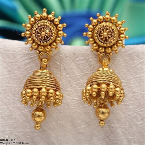 Gold Wedding Earring Designs You Will Fall In Love Instantly K4 Fashion