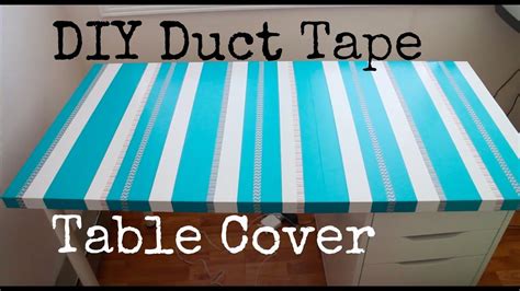 When wooden tables are laid bare nevertheless, maintaining a glass cover on your wooden table is incredibly easy and the best part about it lies in the fact that it sticks to the surface of. DIY Duct Tape Table Cover: Recycle Your Old Table Top ...