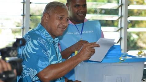 Bainimarama Sworn In As Fiji Prime Minister Bbc News