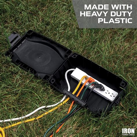 Weatherproof Extension Cord Connection Box Waterproof Outdoor Cover