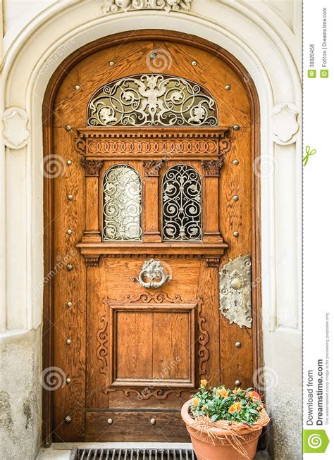 Old Wooden Door Stock Photo Image Of Obsolete Object