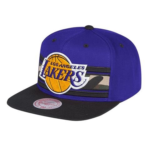 Mitchell And Ness Nba Los Angeles Lakers Woodland Snapback Nba From