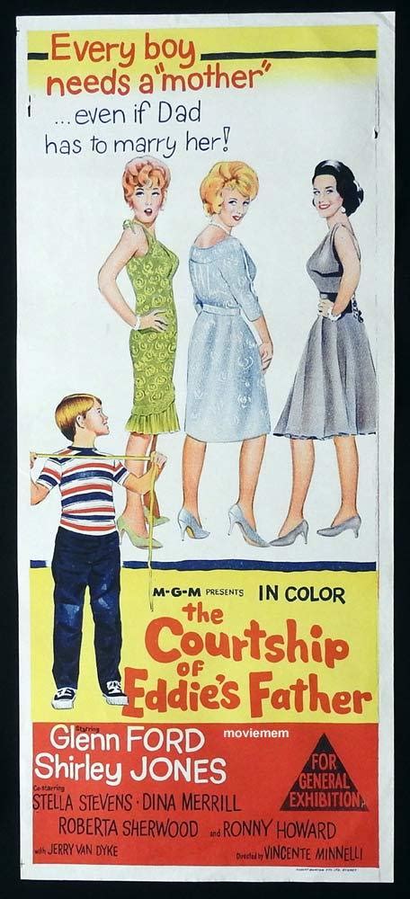 The Courtship Of Eddies Father Original Daybill Movie Poster Glenn