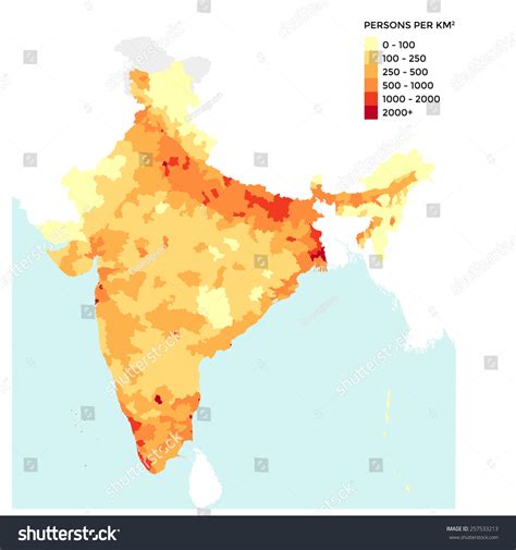 30 India Population Density Map Maps Online For You