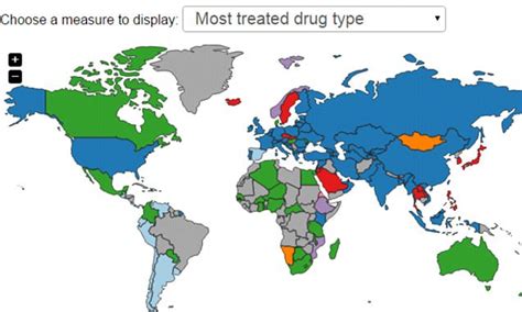 Drug Map Reveals The Substances Your Country Is Addicted To Daily Mail Online