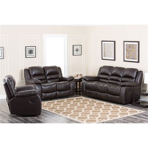 Have To Have It Abbyson Living Anderson Leather Reclining Sofa Set