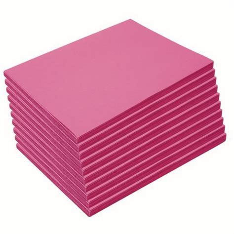 Heavyweight Hot Pink Construction Paper 9 X 12 500 Sheets Pink